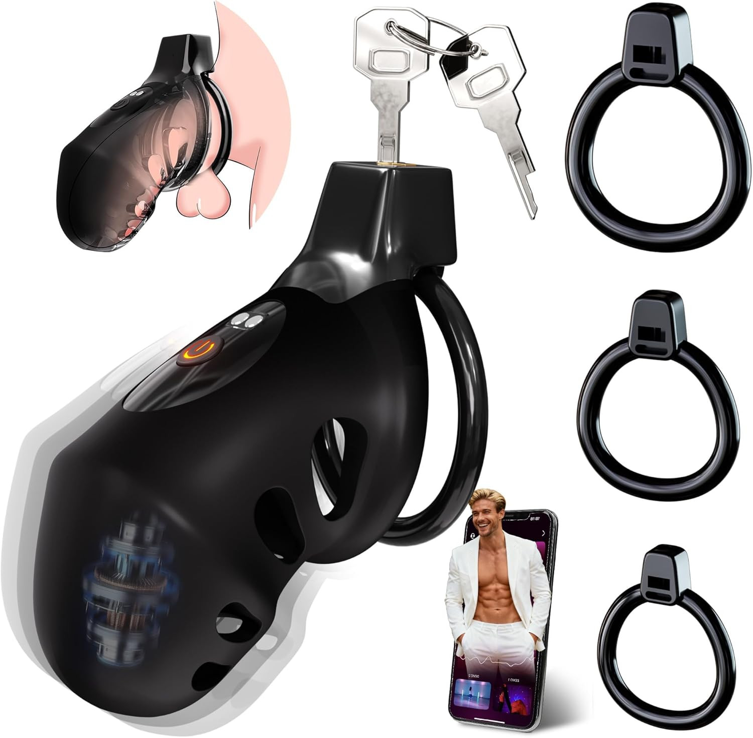 Vibrating Chastity Cage